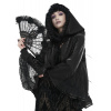 kabát DEVIL FASHION Gothic Rose Čierna