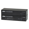 Predĺženie KVM cez 2xTP do 300m, VGA, USB, Audio (3,5mm jack), RS232, Dual Remote, DUAL VIEW