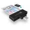 Čítačka eObčianok CONNECT IT USB čítačka eObčianok a čipových kariet (CFF-3000-BK)