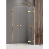 New Trendy Avexa Gold Shine sprchovací kút 80x80 cm obdĺžniková zlatá lesklé/priehľadné sklo EXK-3193