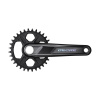 SHIMANO Stred Deore FC-M6120 175mm 32z. 12-k. BOOST čierny dvojdielny bez ložísk