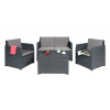 TOOMAX DIANA 4 SEATER zahradní plastový set - grafit Z0587R1--4101