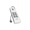 Belkin přepěťová ochrana BSV604 - 6-zásuvka, 2xUSB/2.4A, 2m (BSV604ca2M)