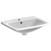Geberit Selnova Square Zápustné umývadlo 550x450mm, s otvorom pre bat. s prepadom, biela GEB 500.306.01.1