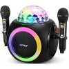 Karaoke mikrofón reproduktor LED guľa disco Bluetooth prenosný reproduktor DLARA