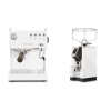 Ascaso Steel UNO PID, White&Wood + Eureka Mignon Specialita, CR white