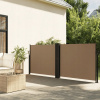 VidaXL Zaťahovacia bočná markíza, taupe, 140x600 cm