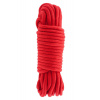 Bondage lano Hidden Desire 10 m červené, povraz pre bondage z polypropylénu