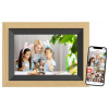 Braun Phototechnik DigiFrame 10B WiFi digitální WiFi fotorámeček 25.7 cm 10.1 palec Energetická třída (EEK2021): C (A - G) 1280 x 800 Pixel 32 GB buk
