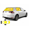 Slnečné clony Golf 7 VII 5d 4 kusy