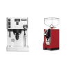 Rancilio Silvia PRO X + Eureka Mignon Perfetto, CR ferrari red