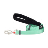 Red Dingo Nastaviteľné vodítko 15 mm x 1,1-1,8 m Pastel zelené
