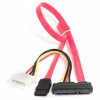 Kábel Gembird CC-SATA-C1 Kabel SATA datový/napájecí 15cm (1x 5,25``/1x SATA)