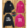 Mikiny pre pár Mr. Good / Mrs. Life