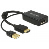 Delock adapter HDMI-A male > Displayport 1.2 female+USB power 62667