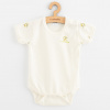 Dojčenské body s krátkym rukávom z organickej bavlny New Baby Olivy - 74 (6-9m)