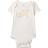 GAP SINGLE Detské body, biela, 6-12M