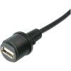USB konektor TRU COMPONENTS TC-A-KAB-USBA-FS-1M-203 1586510, 1 ks; 1586510