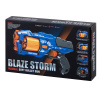Ikonka Pištoľ na penové šípky Blaze Storm + 20 šípok modrá