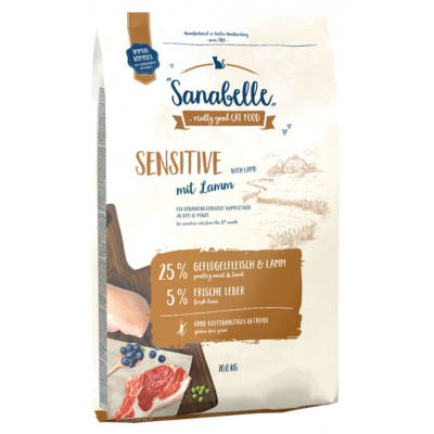 Bosch Cat Sanabelle Sensitive jahňacie s ryžou 2kg