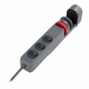 Orno 3-cestný stolový predlžovací kábel 2P+Z, 1,5M H05VV-F 3x1,5mm², 2xUSB+1 typ C
