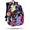 Jednokomorový predškolský batoh Lilo a Stitch CoolPack pre dievčatá, čierny, viacfarebný