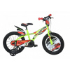 Dětské kolo Dino Bikes 616-RP Raptor 16 neon yellow