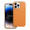 Púzdro Leather Mag Cover iPhone 14 Pro Max oranžové