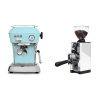 Ascaso Dream ONE, Kid Blue + Eureka Mignon Libra 65 All Purpose, CR white