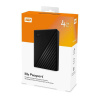 Western Digital WD My Passport 4TB, USB 3.2 Gen1, 256bit AES, blk