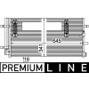 MAHLE Kondenzátor, klimatizace BEHR *** PREMIUM LINE *** AC 457 000P