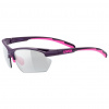 Okuliare uvex sportstyle 802 V fotochromatické, small purple pink/smoke s1-3