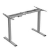 Rám stola, elektricky nastaviteľná výška, rozsah 500 mm, antikolózny systém, šedý, 100 kg nosnosť, Powerton