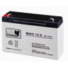 Baterie olověná 6V / 12Ah MWS 12-6 gelový akumulátor
