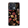 Lesklý kryt Mobiwear Glossy - Xiaomi Redmi Note 13 Pro 5G / Poco X6 5G - G171G Zlatavé lístky a květy (Prémiové lesklé pouzdro, obal, kryt Mobiwear Glossy na mobil Xiaomi Redmi Note 13 Pro 5G / Poco X