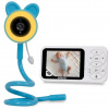 EVOLVEO Baby Monitor N35, dětská chůvička s kamerou,VOX,teploměr,noční vidění,RGB světlo, Modrá (CAM-35B)