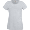 Fruit of the Loom Tričko Lady-Fit Original T, krátký rukáv, dámské COT16142061005-heather gre 2XL Melír šedá