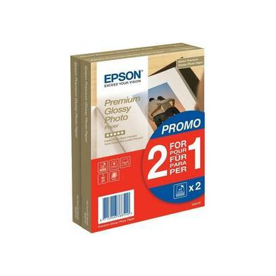 Fotopapier Epson Premium Glossy Photo 10x15, 225g, 80 listov (C13S042167) biely
