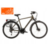 Pánsky trekkingový bicykel Kross trans 5.0 (Sada bicyklových svetiel Cateye EL135 LD135 omni 3)