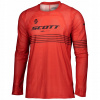 Mikina Scott Jersey 450 Angled svetločervená/čierna