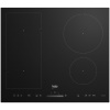 Indukčná varná doska Beko HII64500UFT s prepojenou zónou, jednoduché ovládanie, 60 cm, čierna