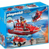 Playmobil Hasičská Loď s helikoptérou 9503