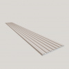 Lamely 3D Stenová lamela - Lamela Kašmír + MDF doska Biela