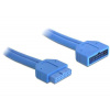 DeLOCK 82943 USB kábel 0,45 M USB 3.2 Gen 1 (3.1 Gen 1) Modrý Delock