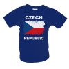 Tričko s potlačou MS v hokeji - Česká republika - dětské dětské Královská modrá 110 cm/4 roky