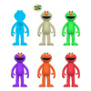 Super7 Sesame Street ReAction Akční Figurky 10 cmWave 04 Elmo Blind Box Display (12)