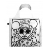 Nákupná taška LOQI Museum, Haring - Andy Mouse