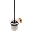 FDesign Merida WC kartáč závěsné růžové zlato + černá (FD6-MRD06-25)