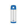 Thermos FUNtainer 470ml - dětská termoska s brčkem modrá