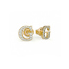 Guess dámske pozlátené náušnice JUBE02170JWYG T/U